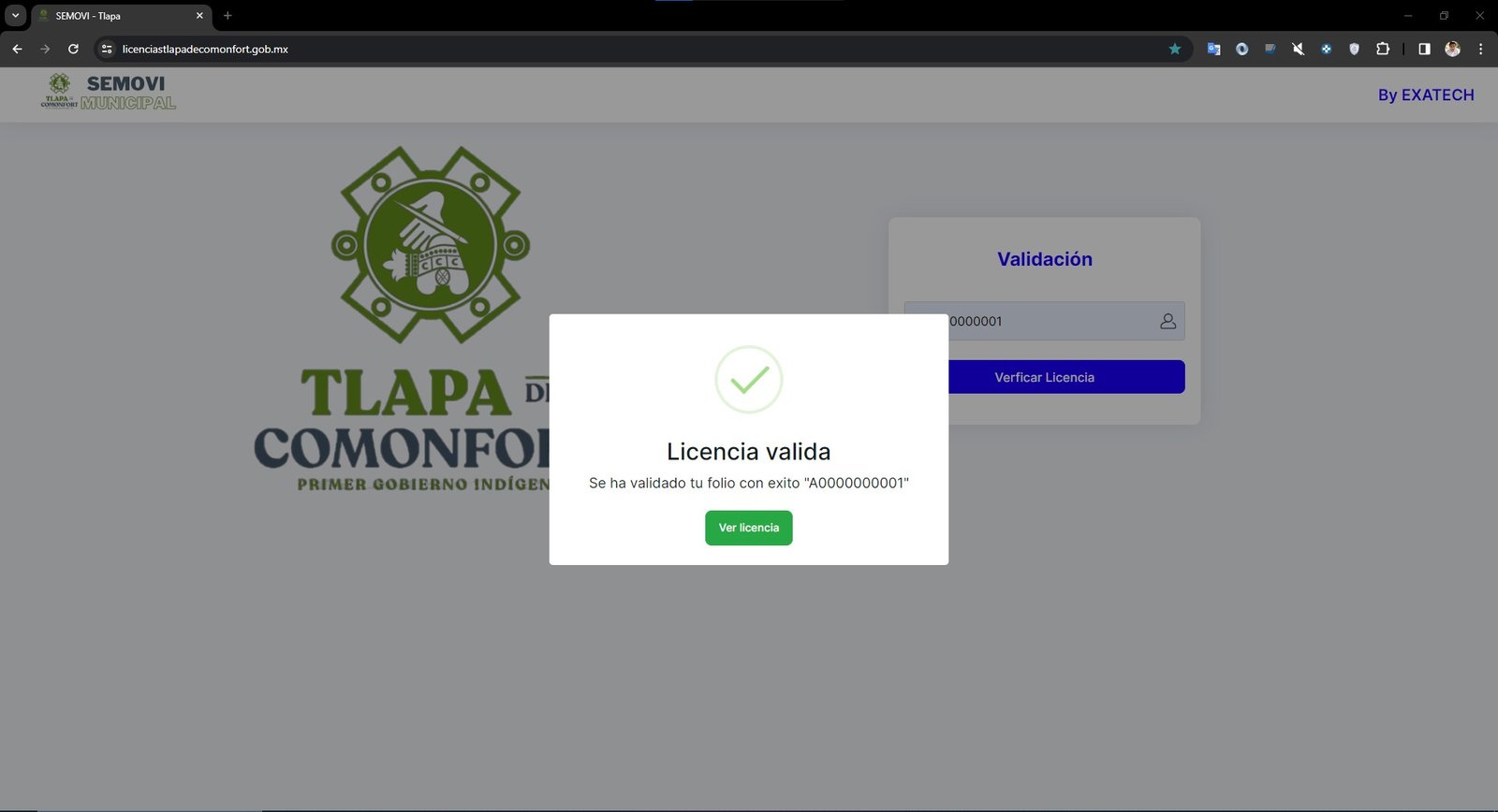 Valida con QR y Busca Licencias Semovi Tlapa